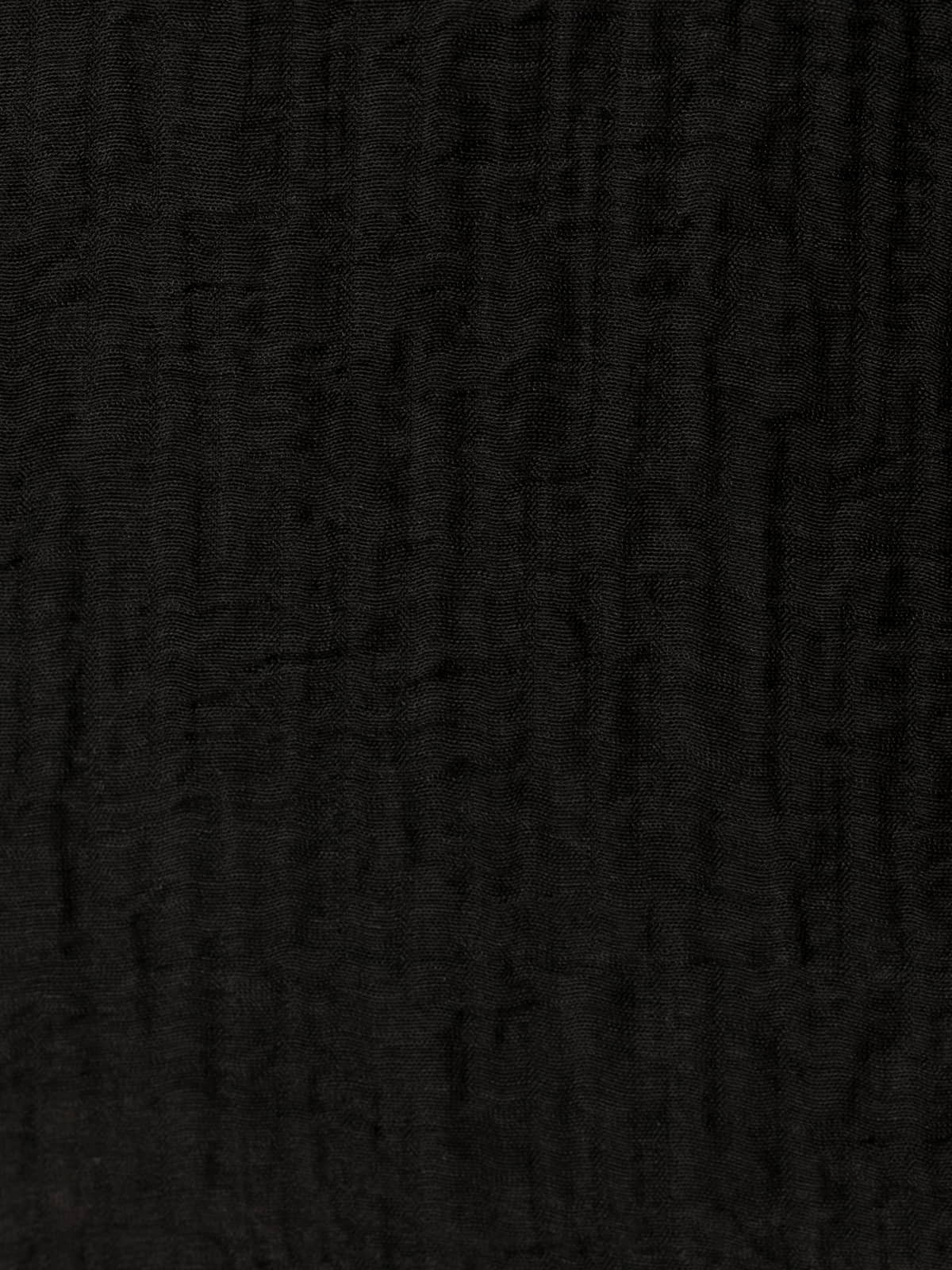 Terry shirt with shiny peak  Black colour