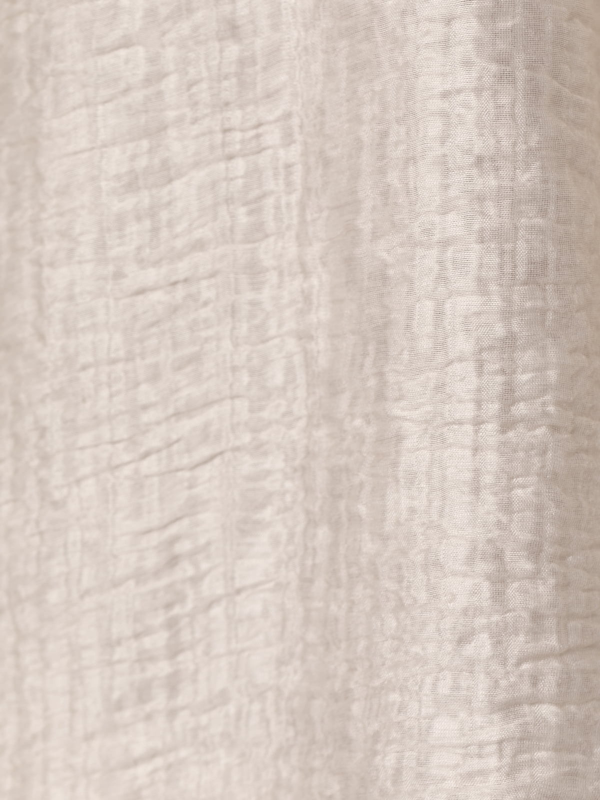 Camisa rizo volante brillo color Beige