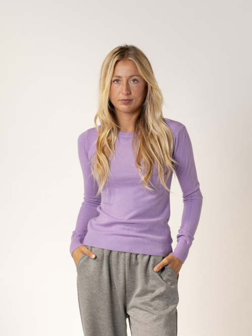 Jersey with box of vegetable viscose  Lilaccolour