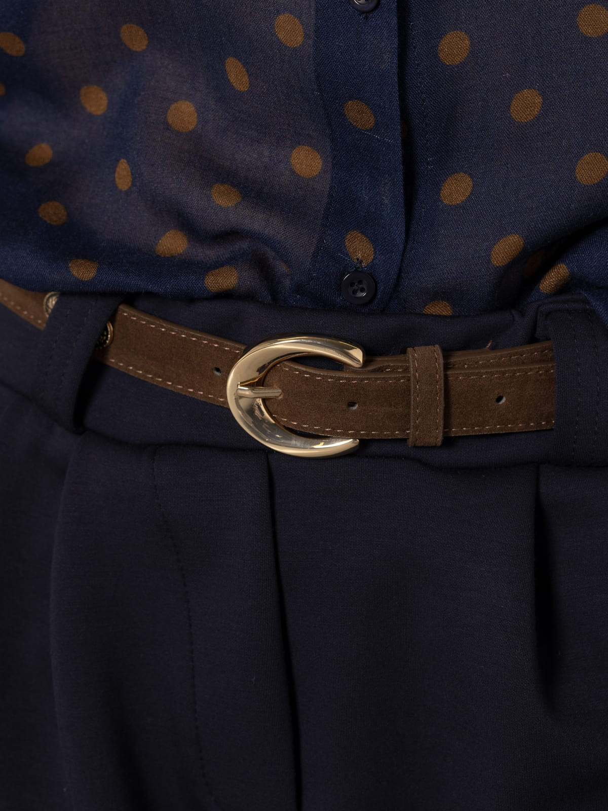 metal medal belt  Marrón  colour