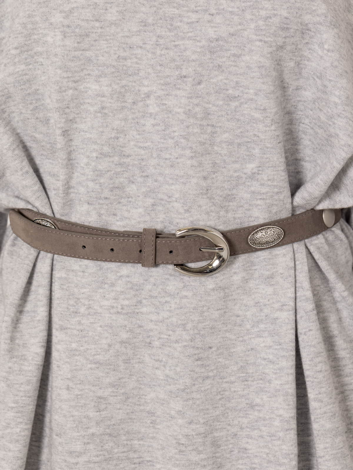 Cinturón chapa cowboy color Gris