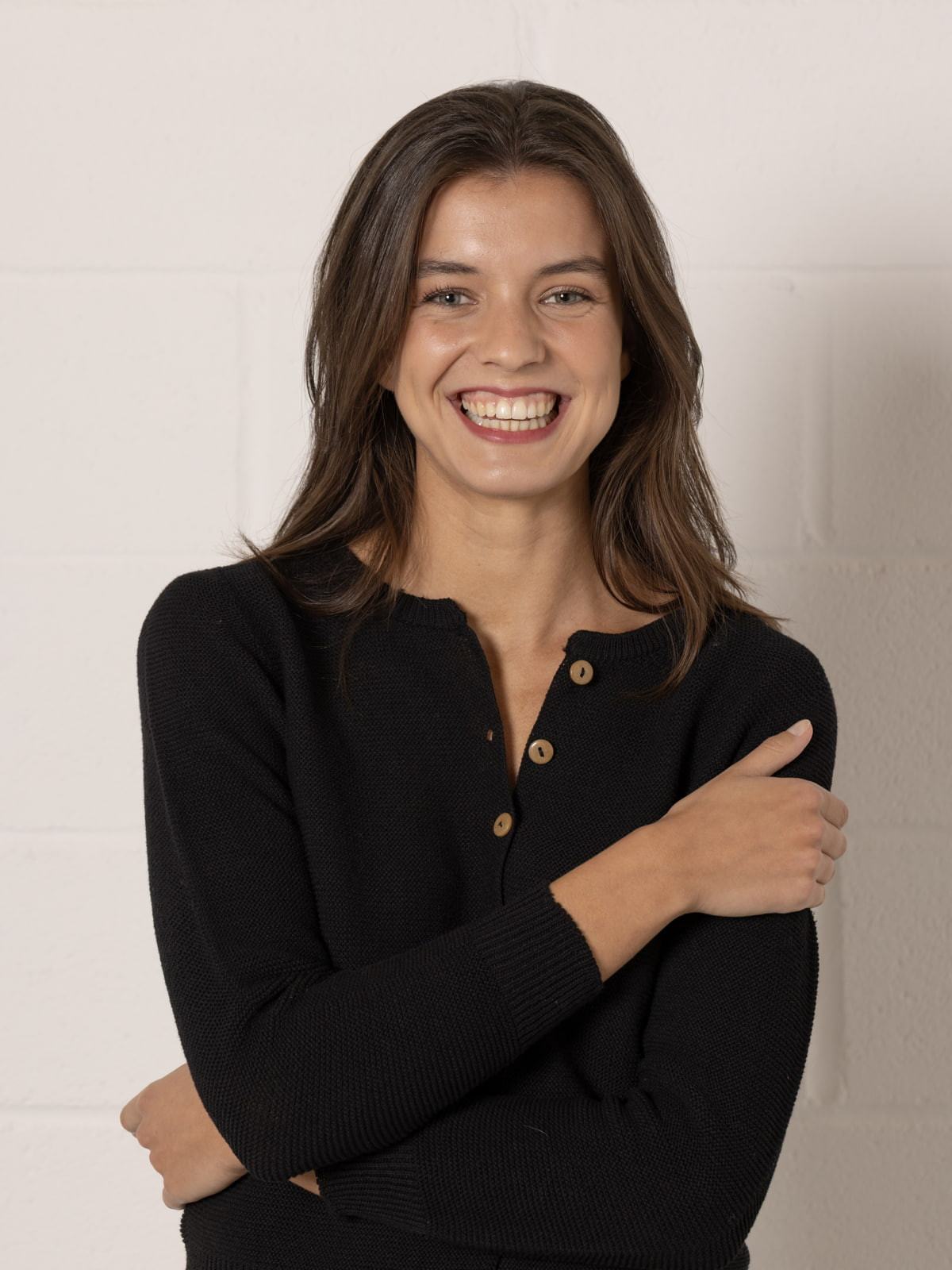 Chaqueta botones Angy color Negro