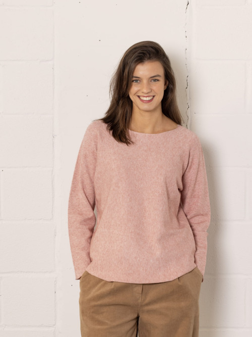 Jersey soft c/boat essence  Pink colour