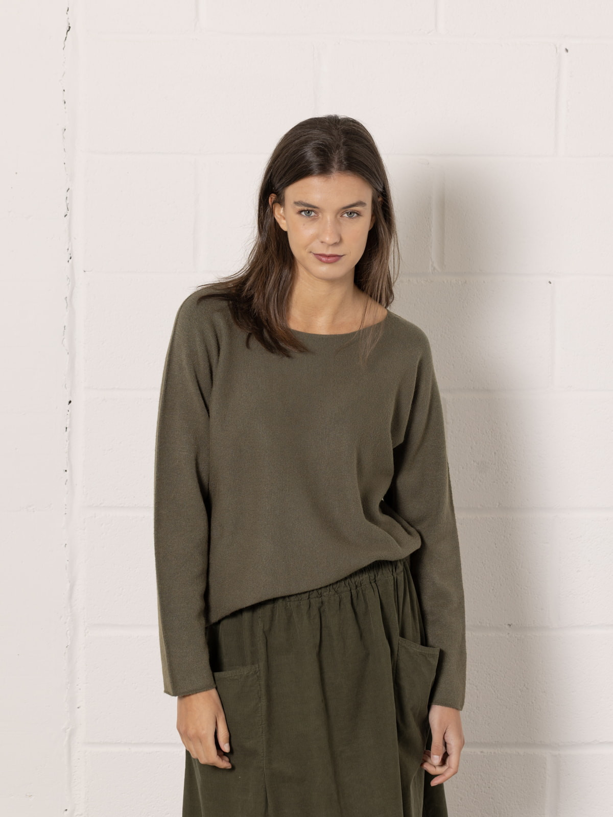 Jersey soft c/boat essence  Green colour