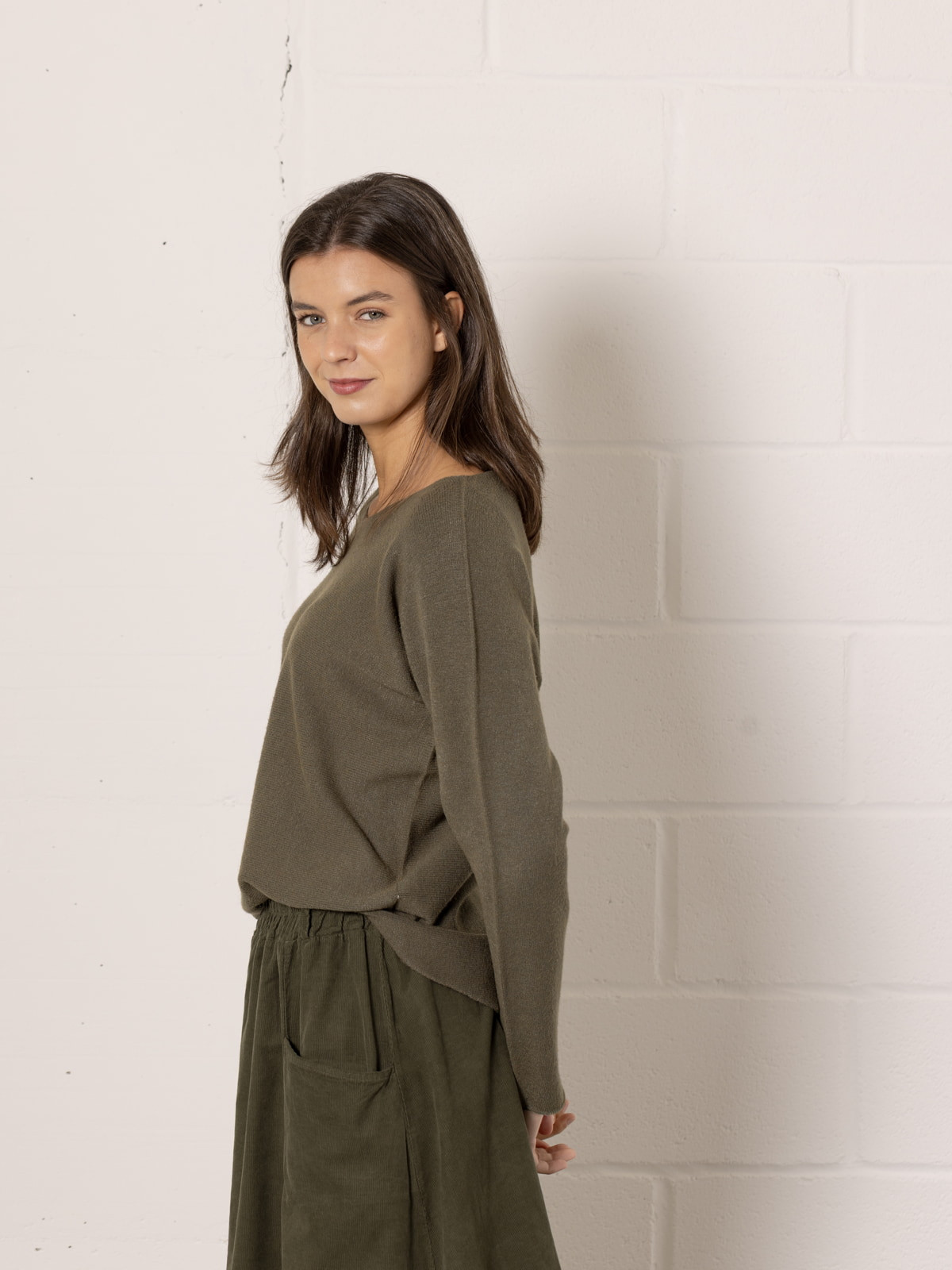 Jersey soft c/boat essence  Green colour