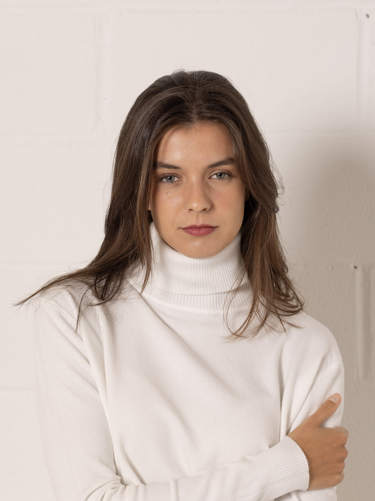 Jersey soft c/alto color Marfil