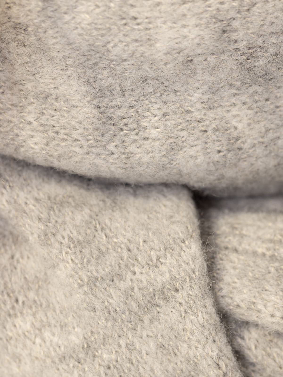 Soft scarf with wool  Grey colour