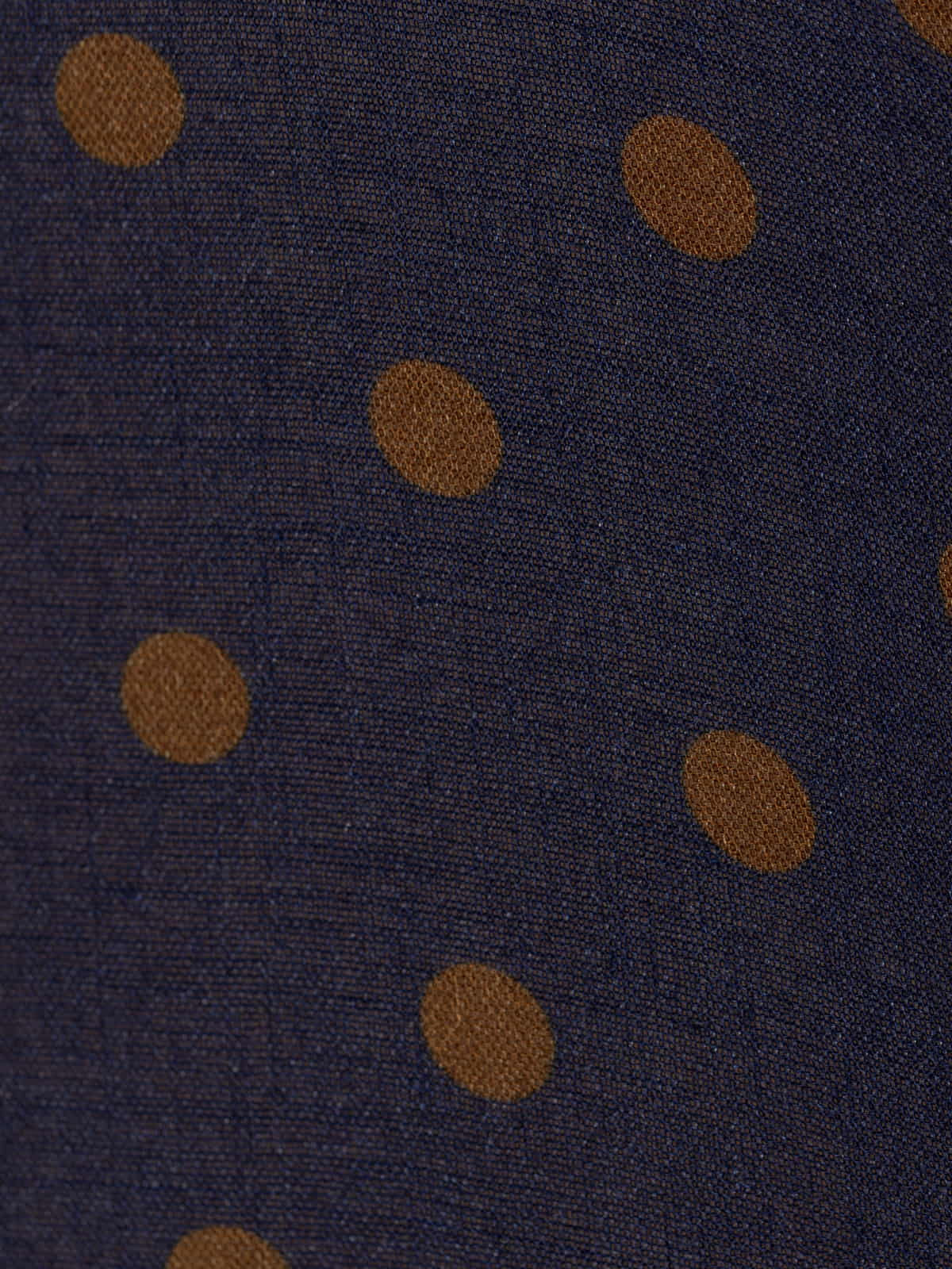 Camisa fluida lana motas color Azul