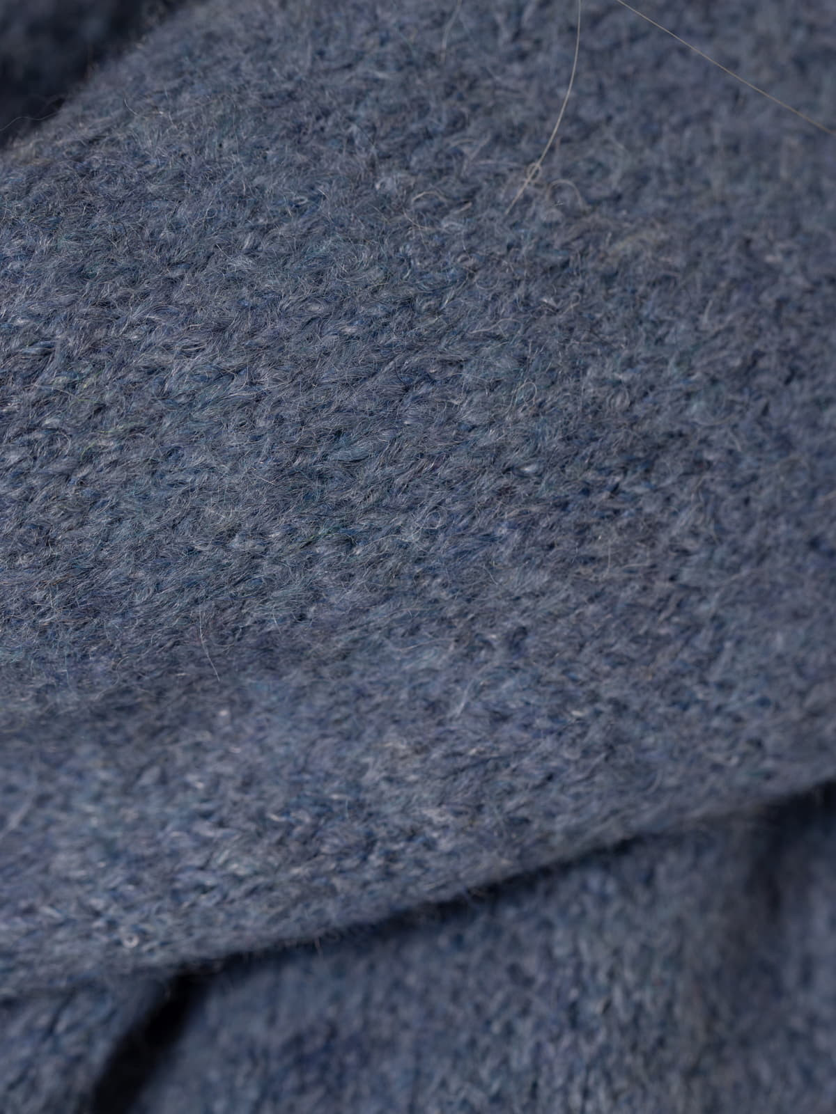 Bufanda soft con lana color Azul