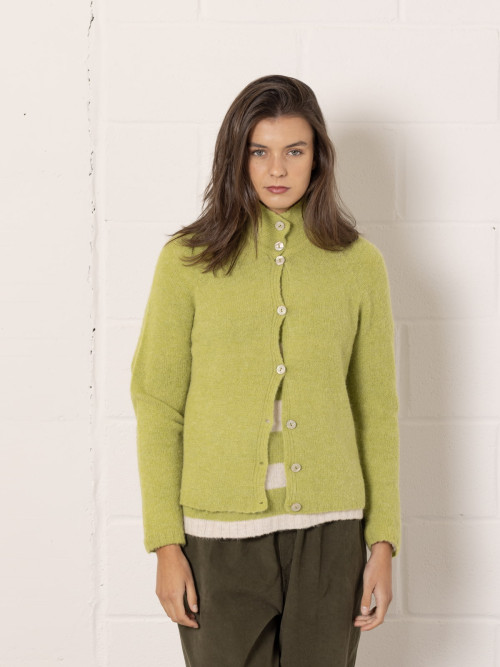 Chaqueta punto lana soft color Lima