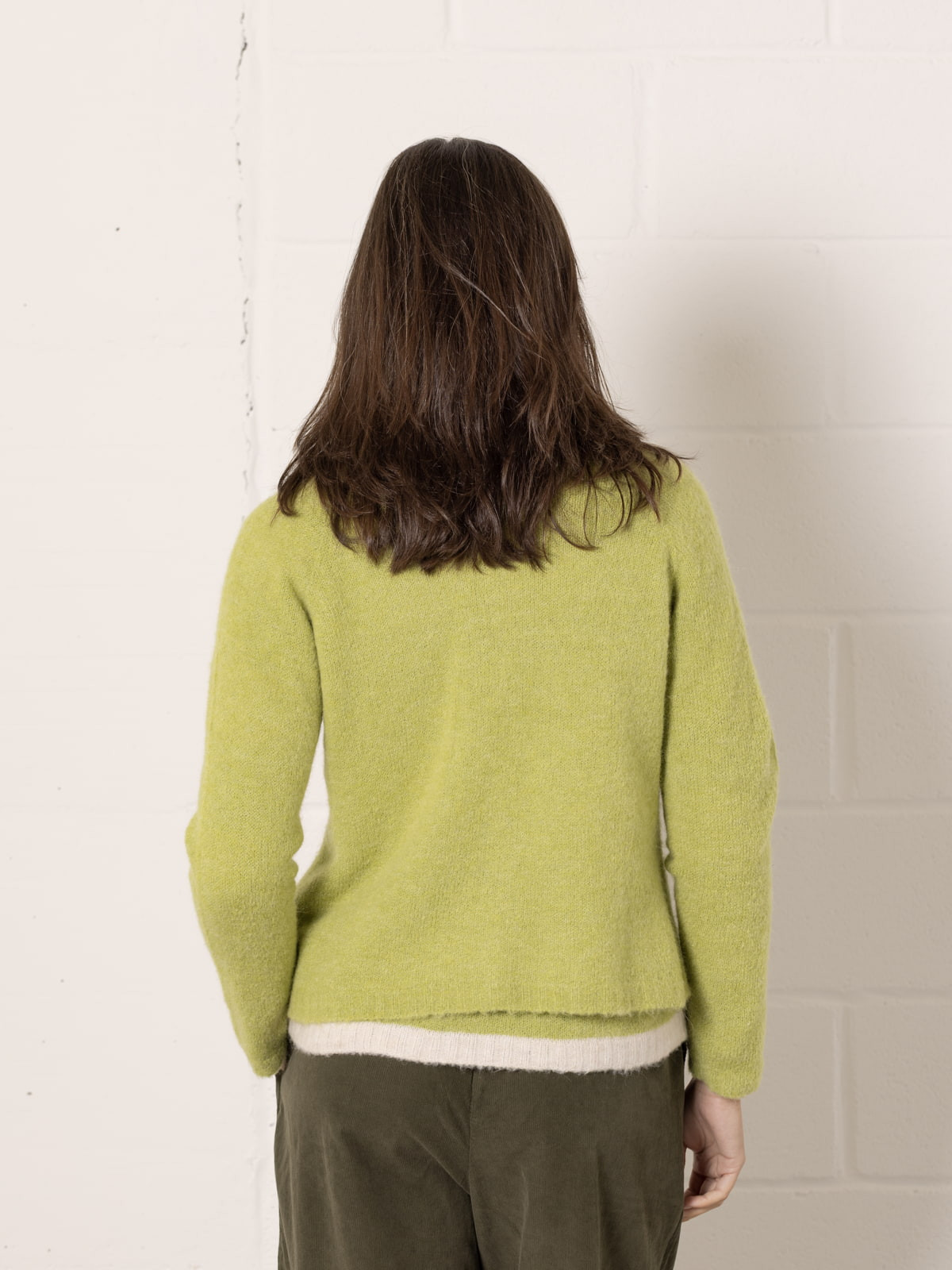 Chaqueta punto lana soft color Lima