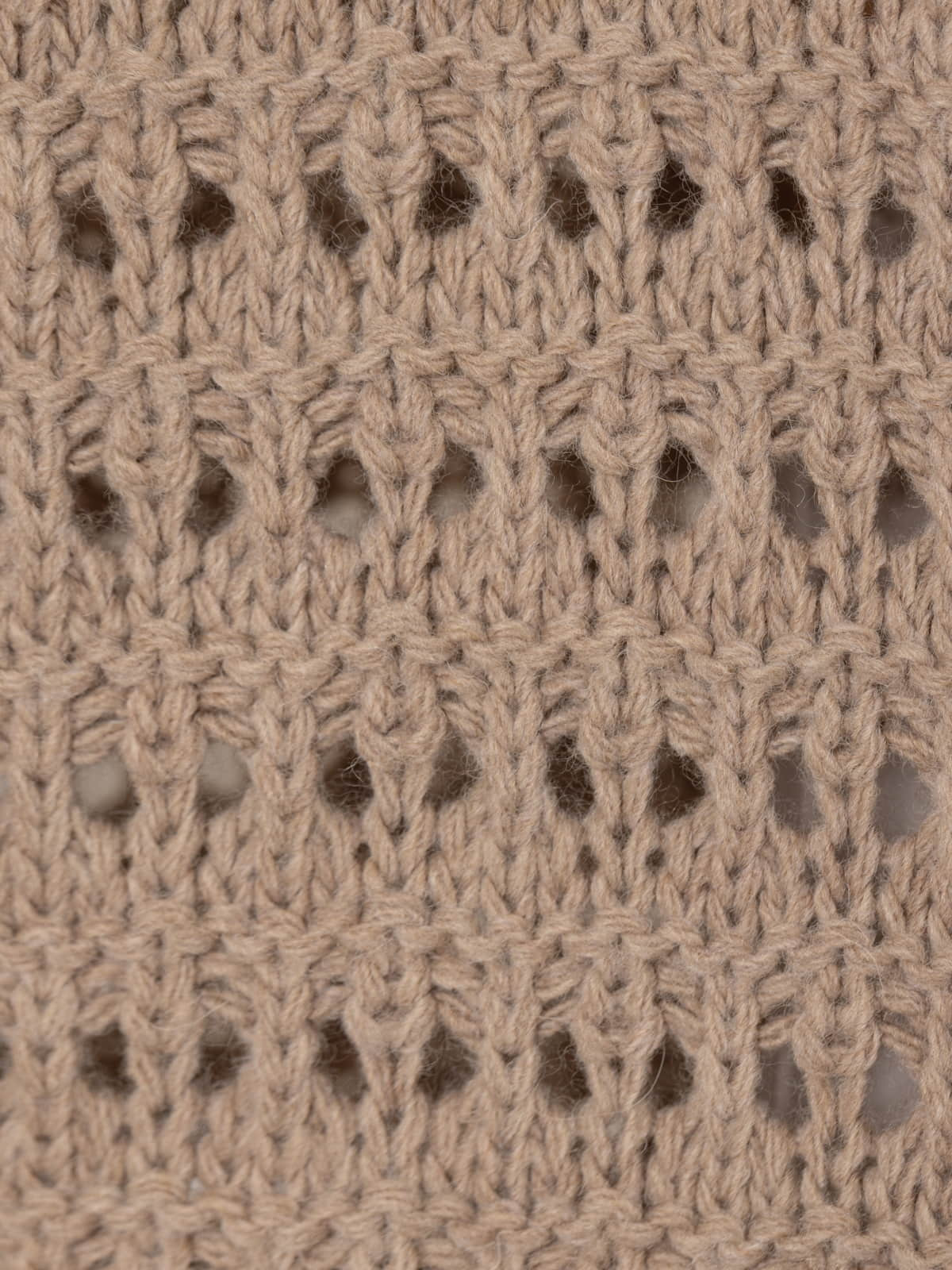 Chaqueta punto oversize color Beige Claro