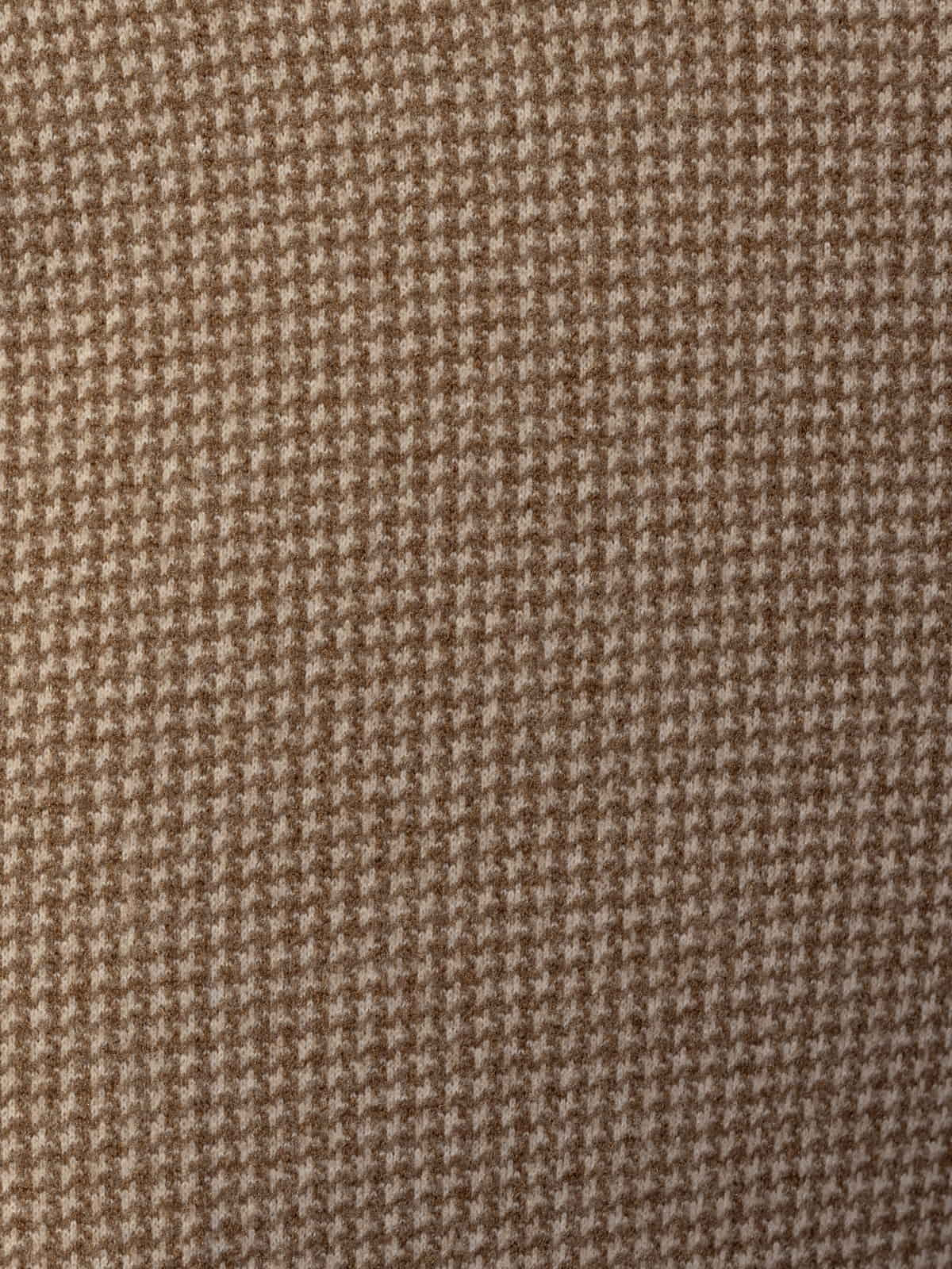 Wide leg plaid pants  Taupe colour