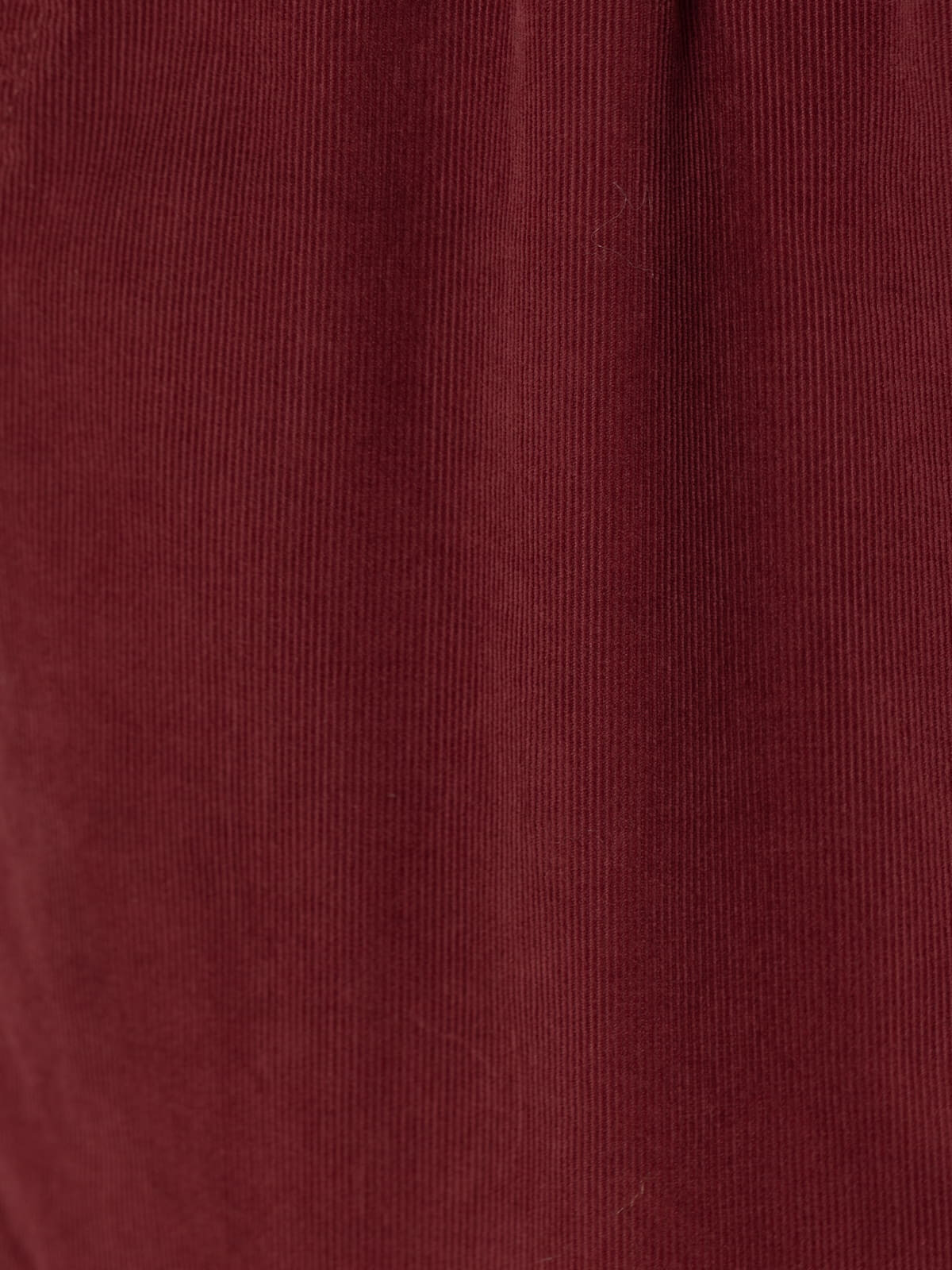 Micro-corduroy trousers without elastic  Bordeaux colour