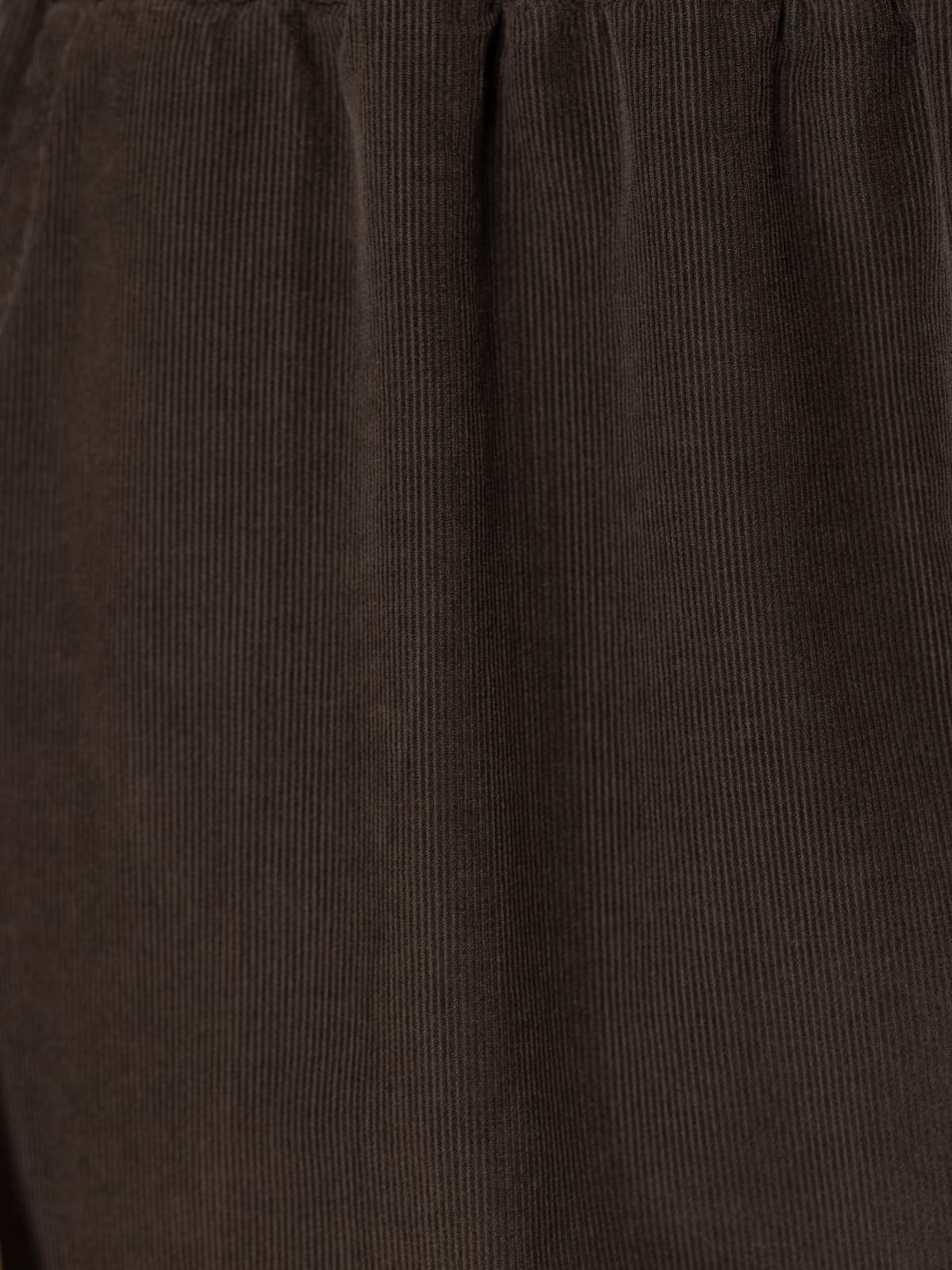 Pantalón micropana sin elástico color Marrón 