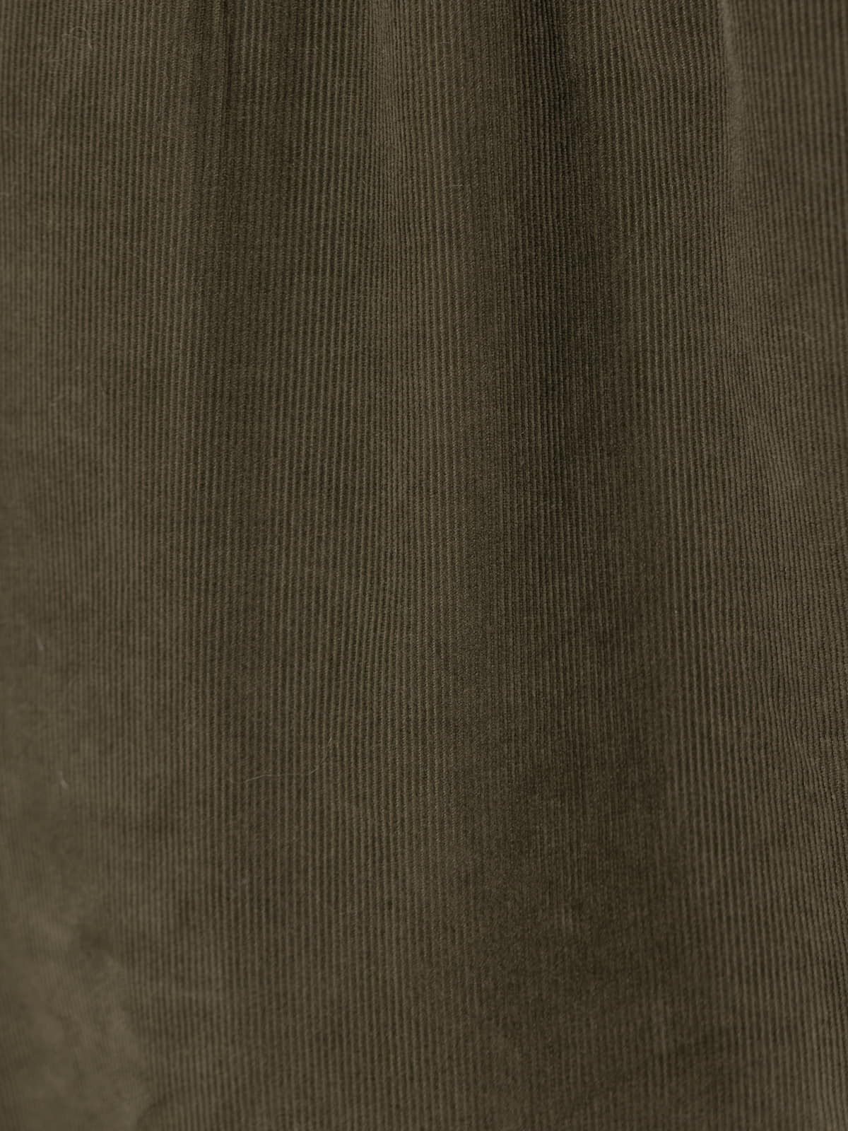Micro-corduroy trousers without elastic  Green Militar colour