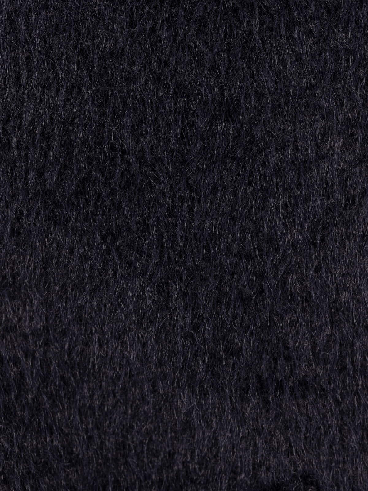 Soft mohair-like fur jacket  azul noche colour