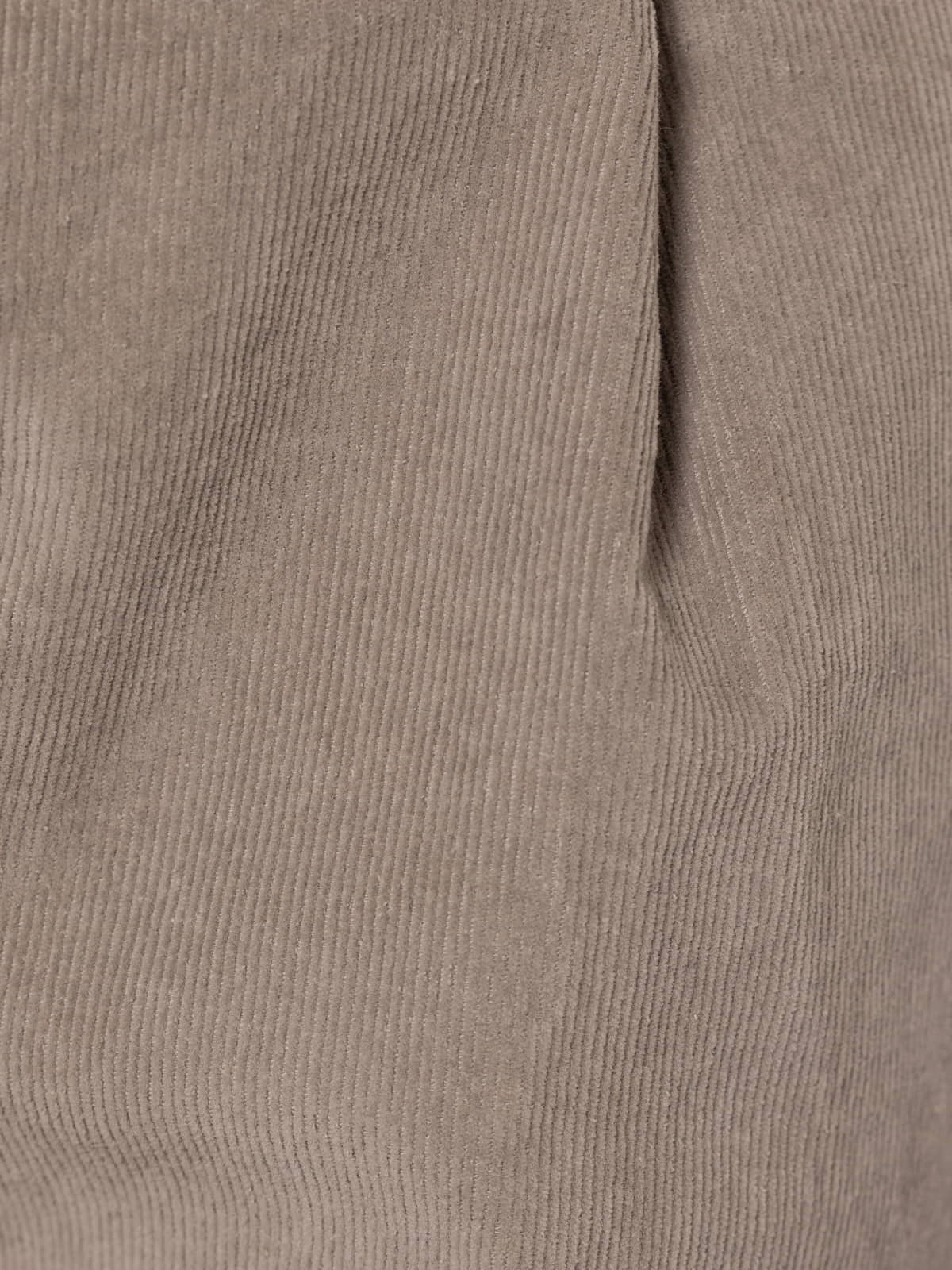 Pantalón micropana elástica momfit color Taupe