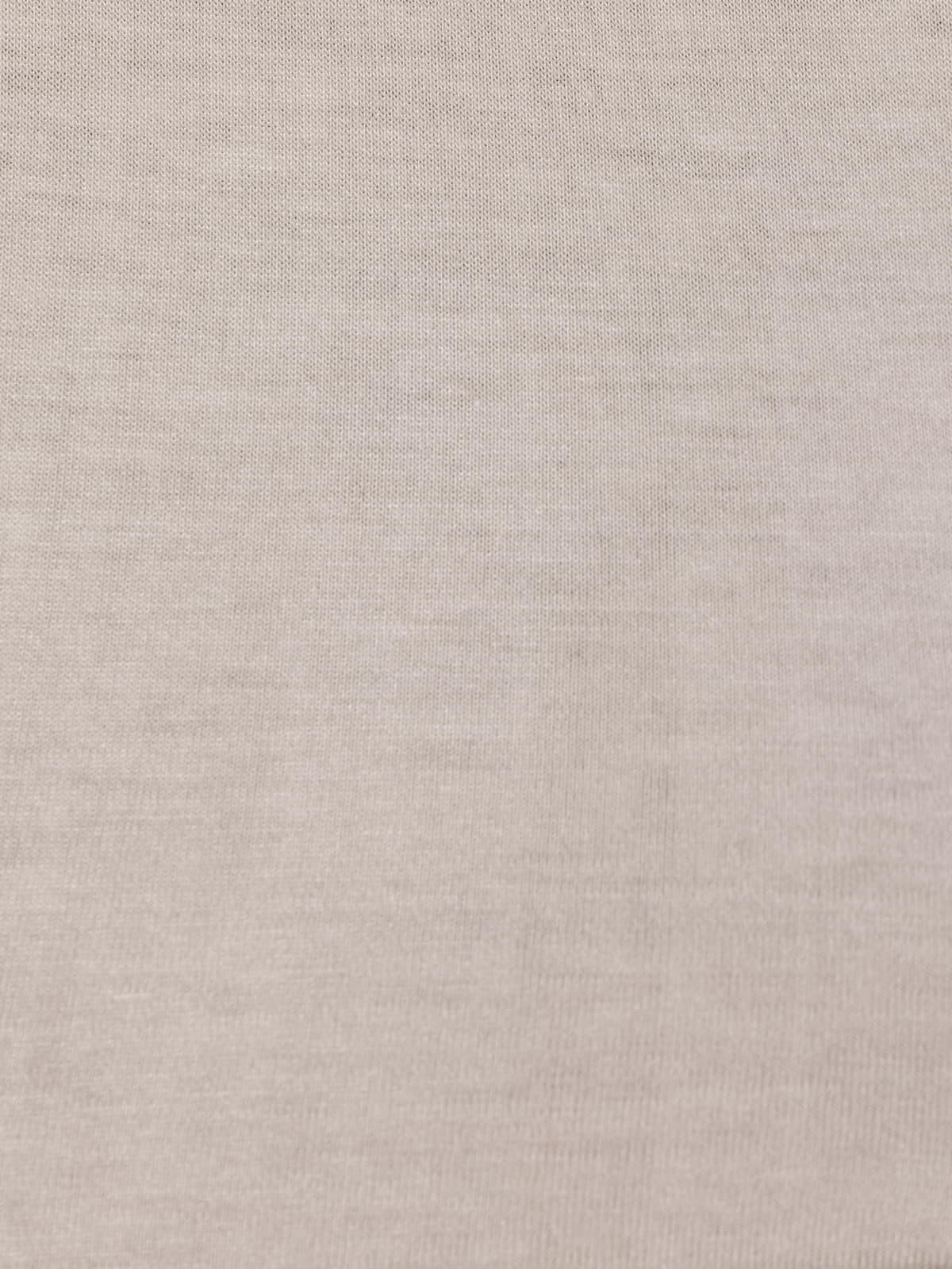 Camiseta soft con cachemires color Beige