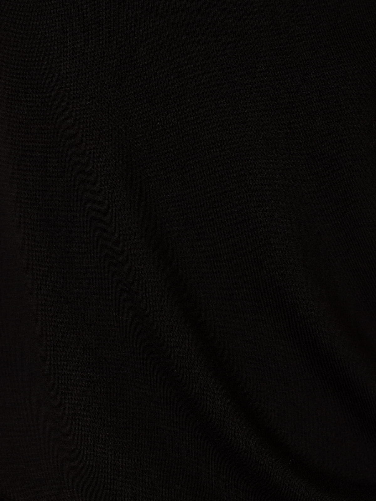 Camiseta soft con cachemires color Negro