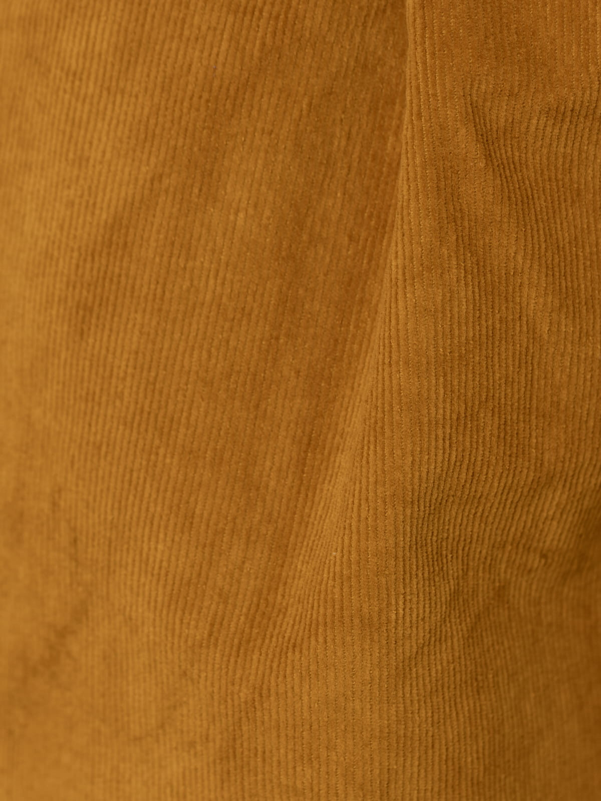 Momfit stretch micro-corduroy trousers  Ocher colour