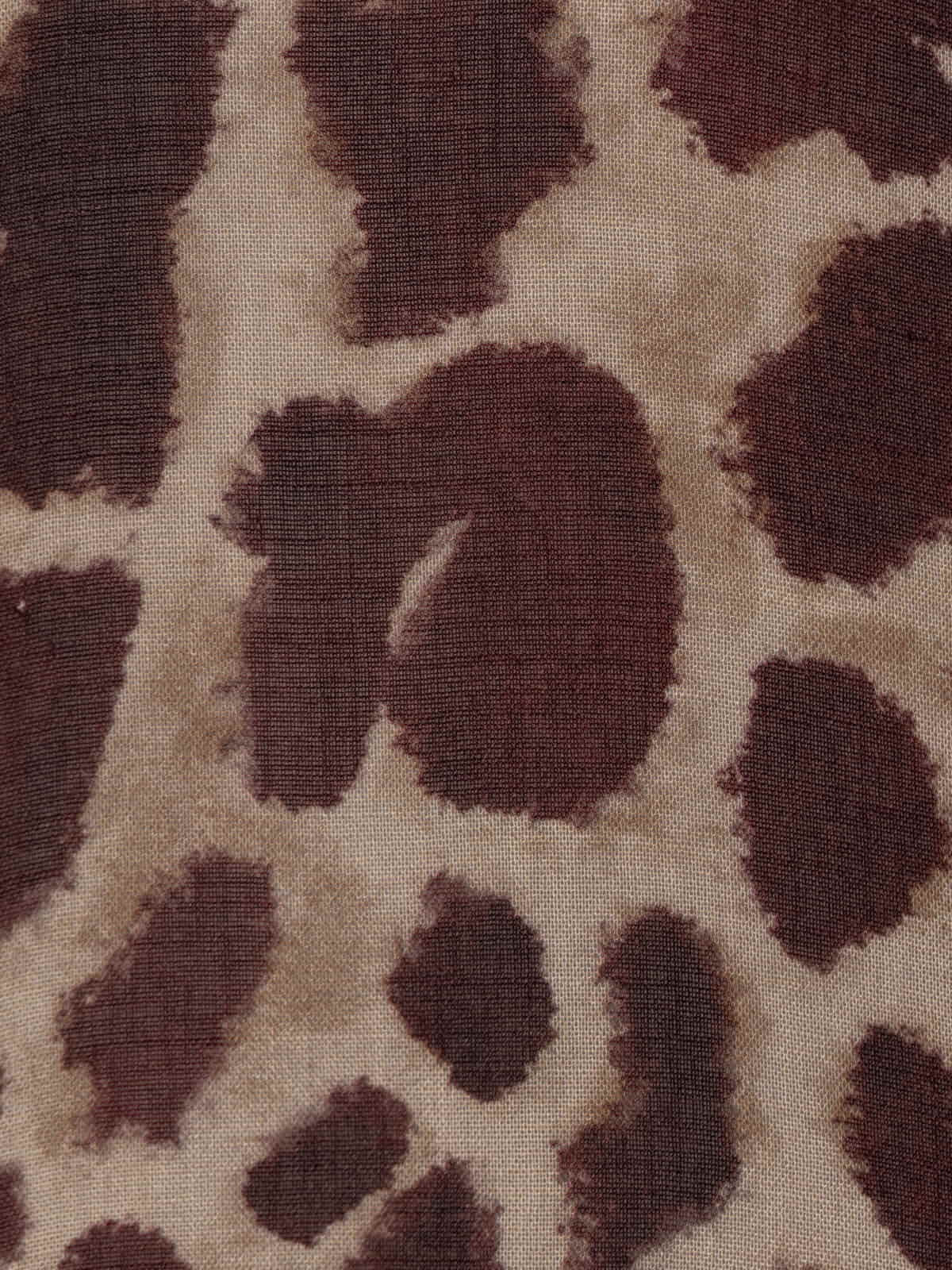 Camisa fluida lana oversize color Burdeos