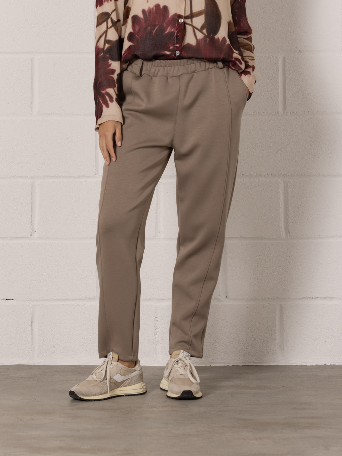 Comfort regular fit pants  Taupe colour