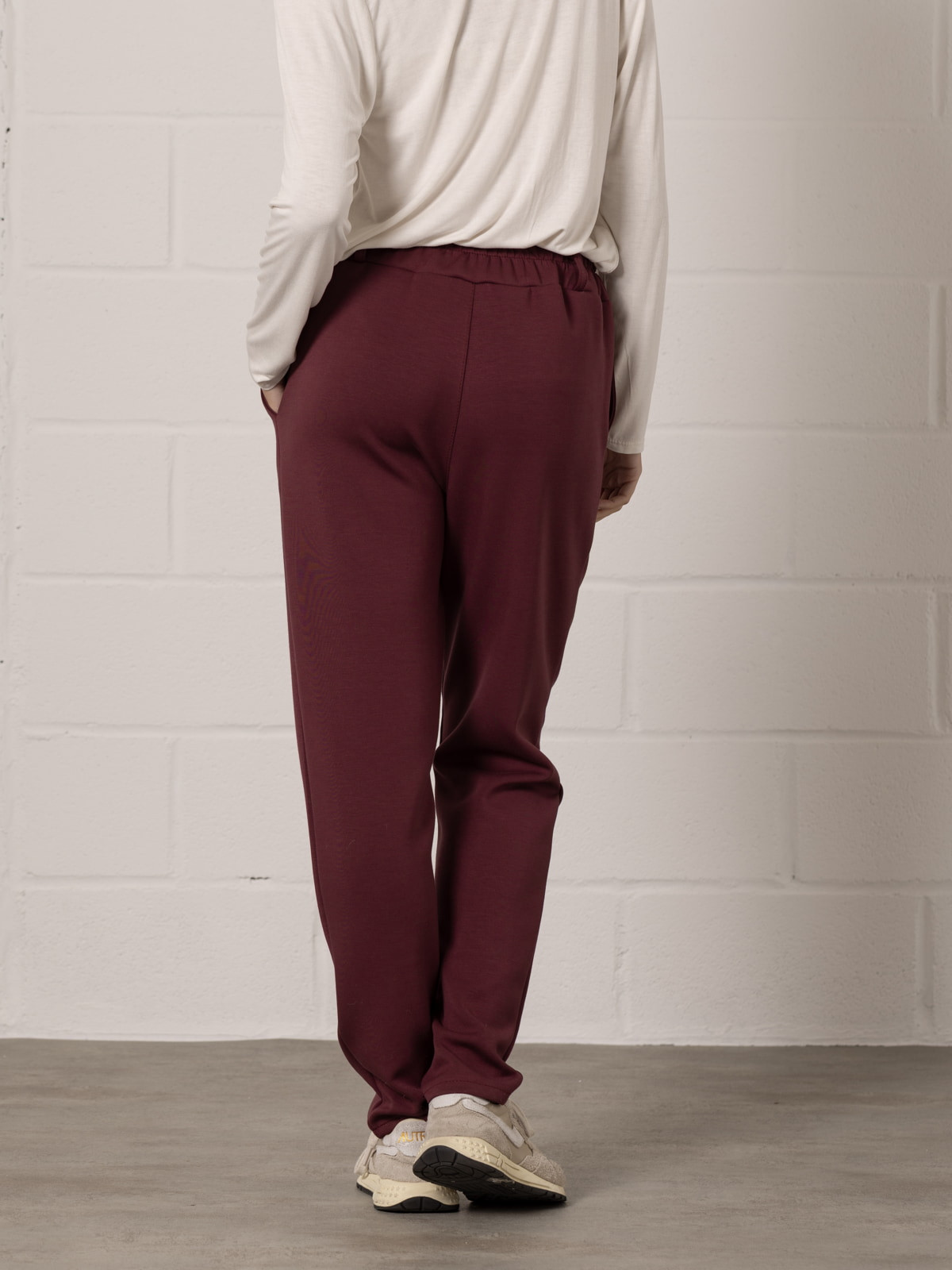 Comfort regular fit pants  Bordeaux colour