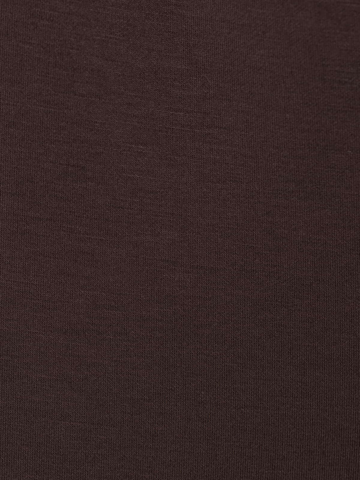 Pantalón confy regular fit color Marrón 