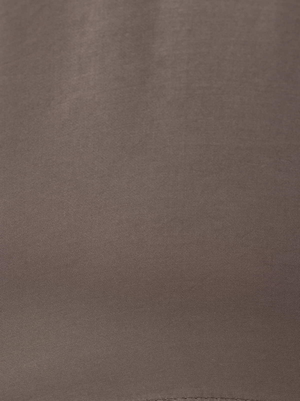 Ecovisco V-neck Flowy T-Shirt  Taupe colour