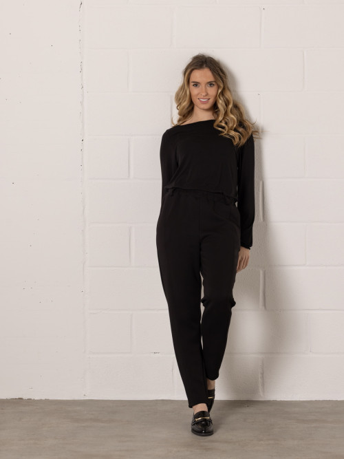 Comfort regular fit pants  Black colour