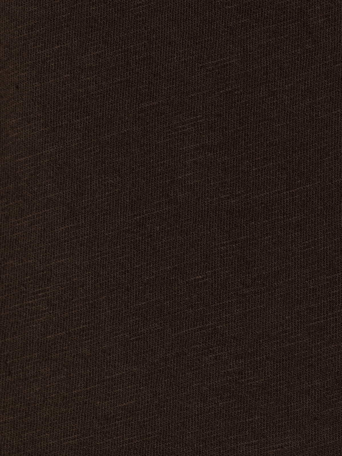 Vintage cotton 3-button t-shirt  Marrón  colour