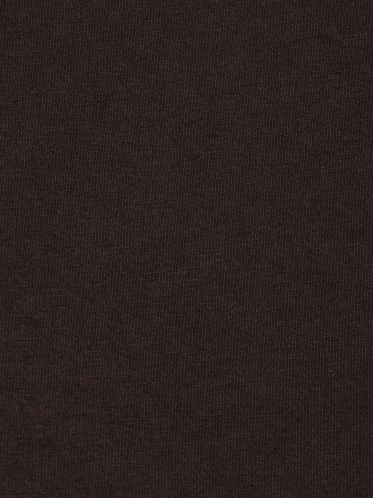 100% cotton basic t-shirt  Marrón  colour