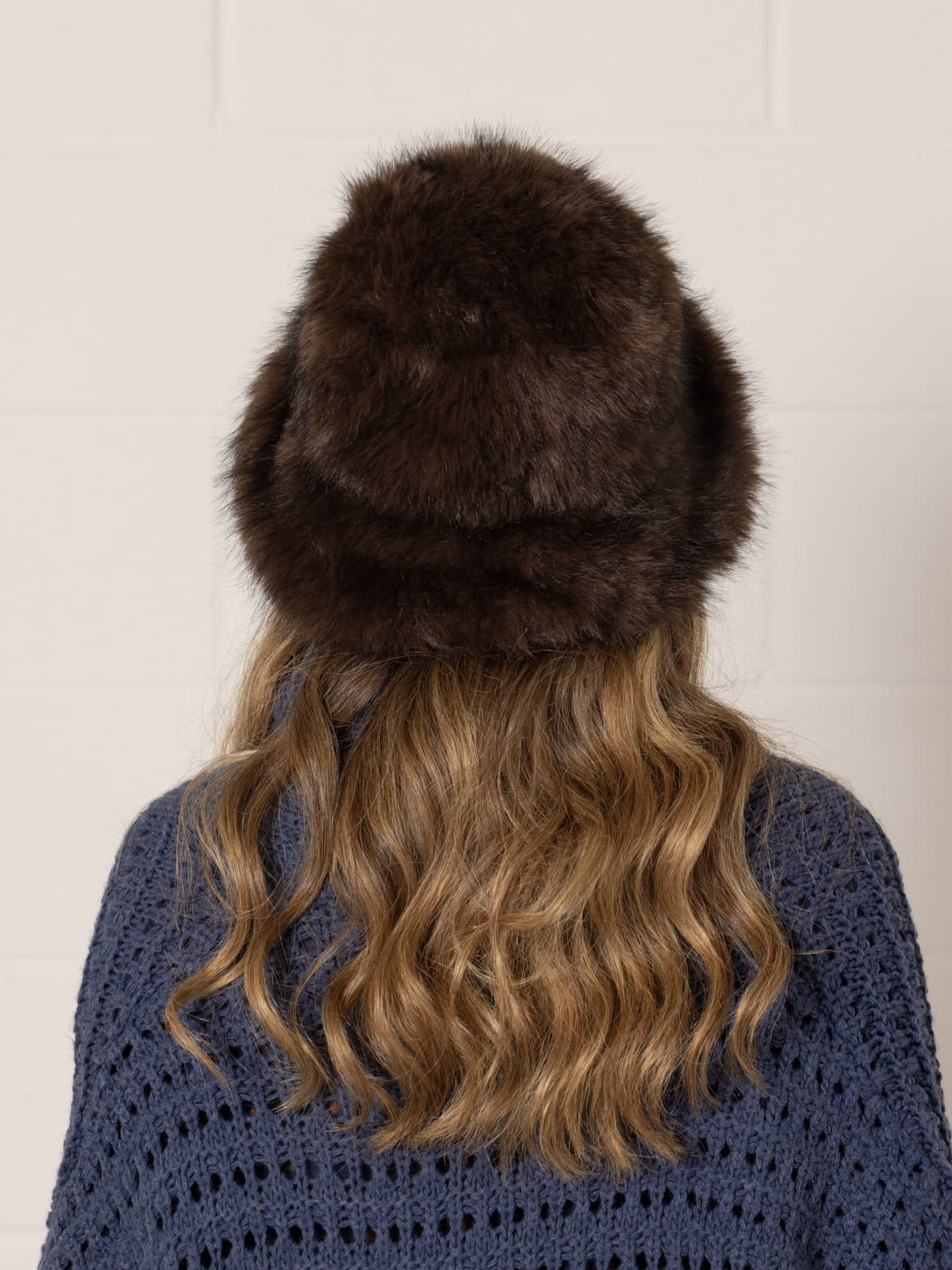 gorro pelo eco color Marrón 