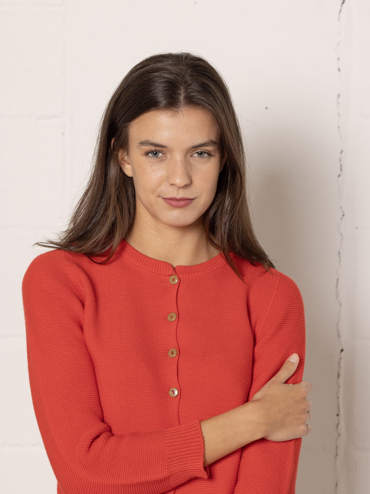 Angy button jacket  Red colour