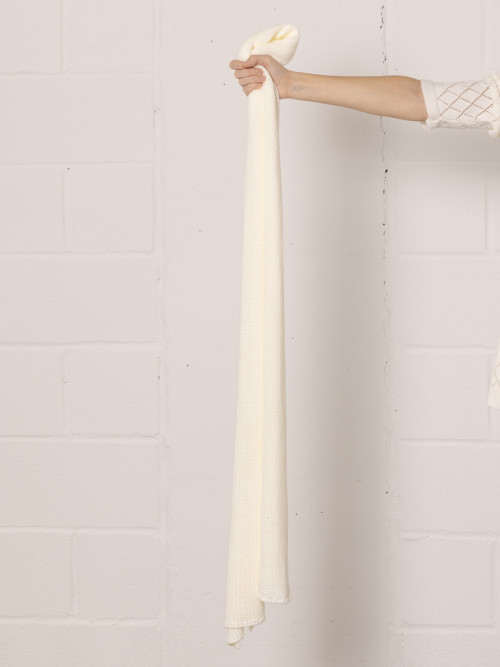 Bufanda handmade color Marfil