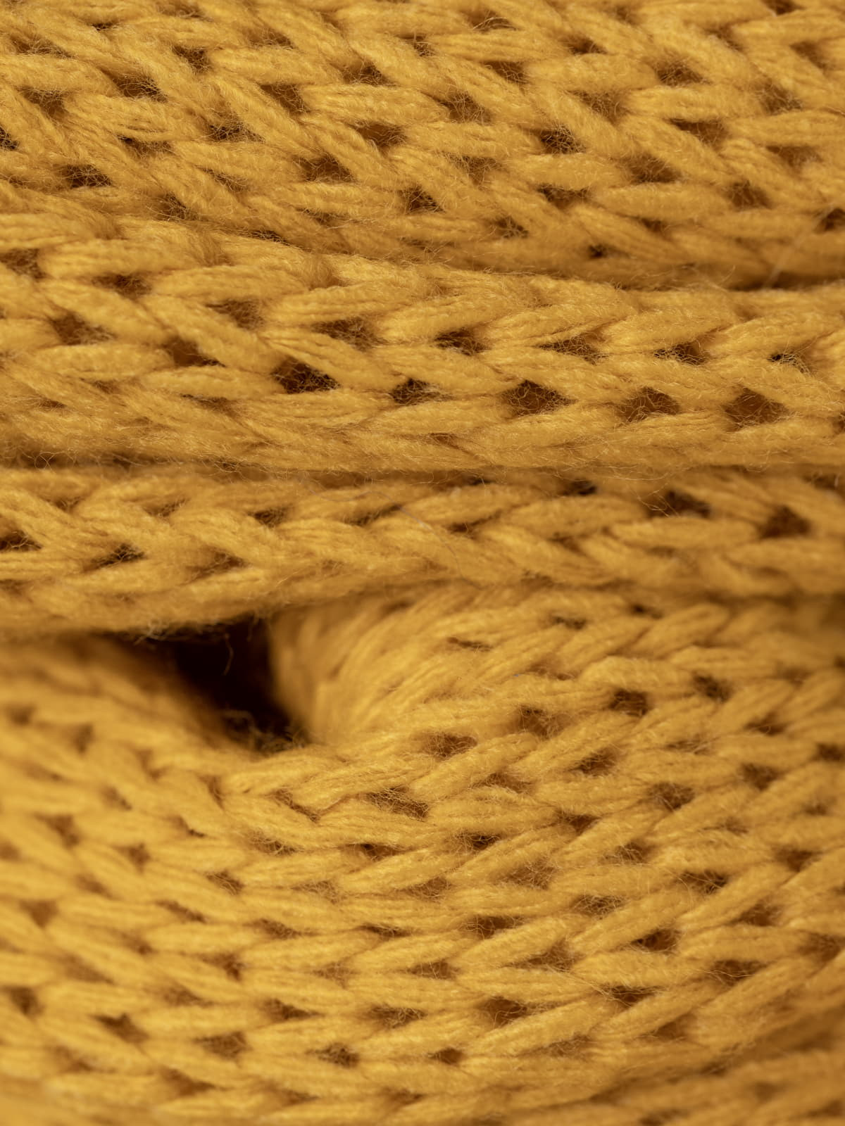 Bufanda handmade color Ocre