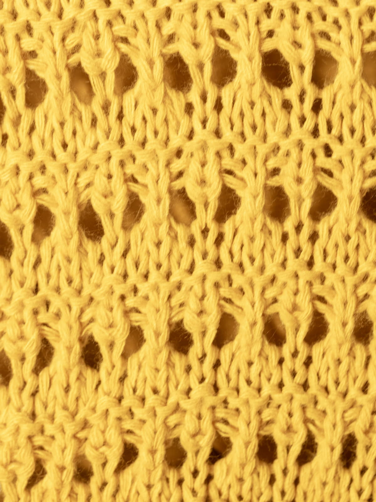 Oversized knitted jacket  Ocher colour