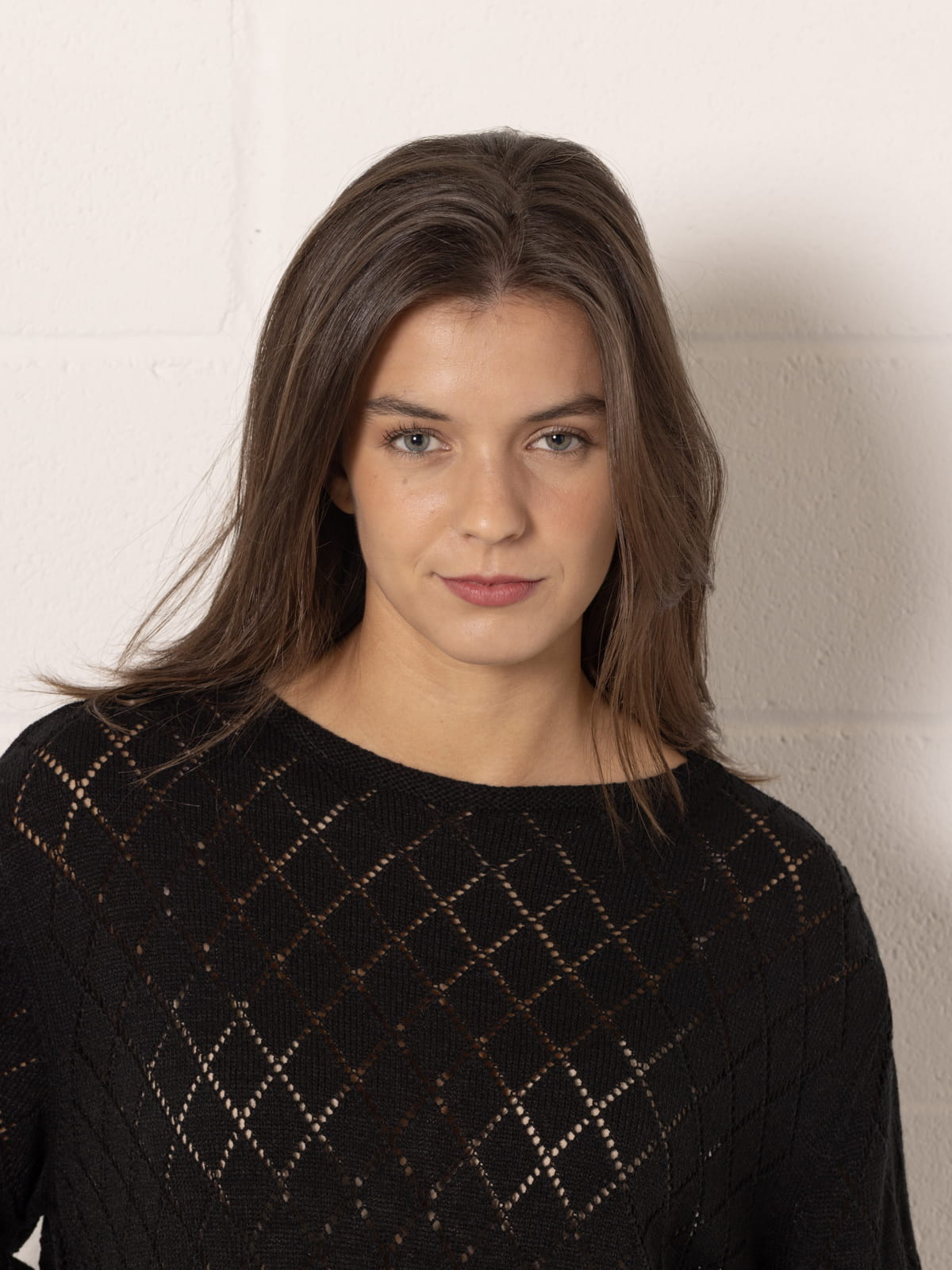 Adjustable rhombus sweater  Black colour