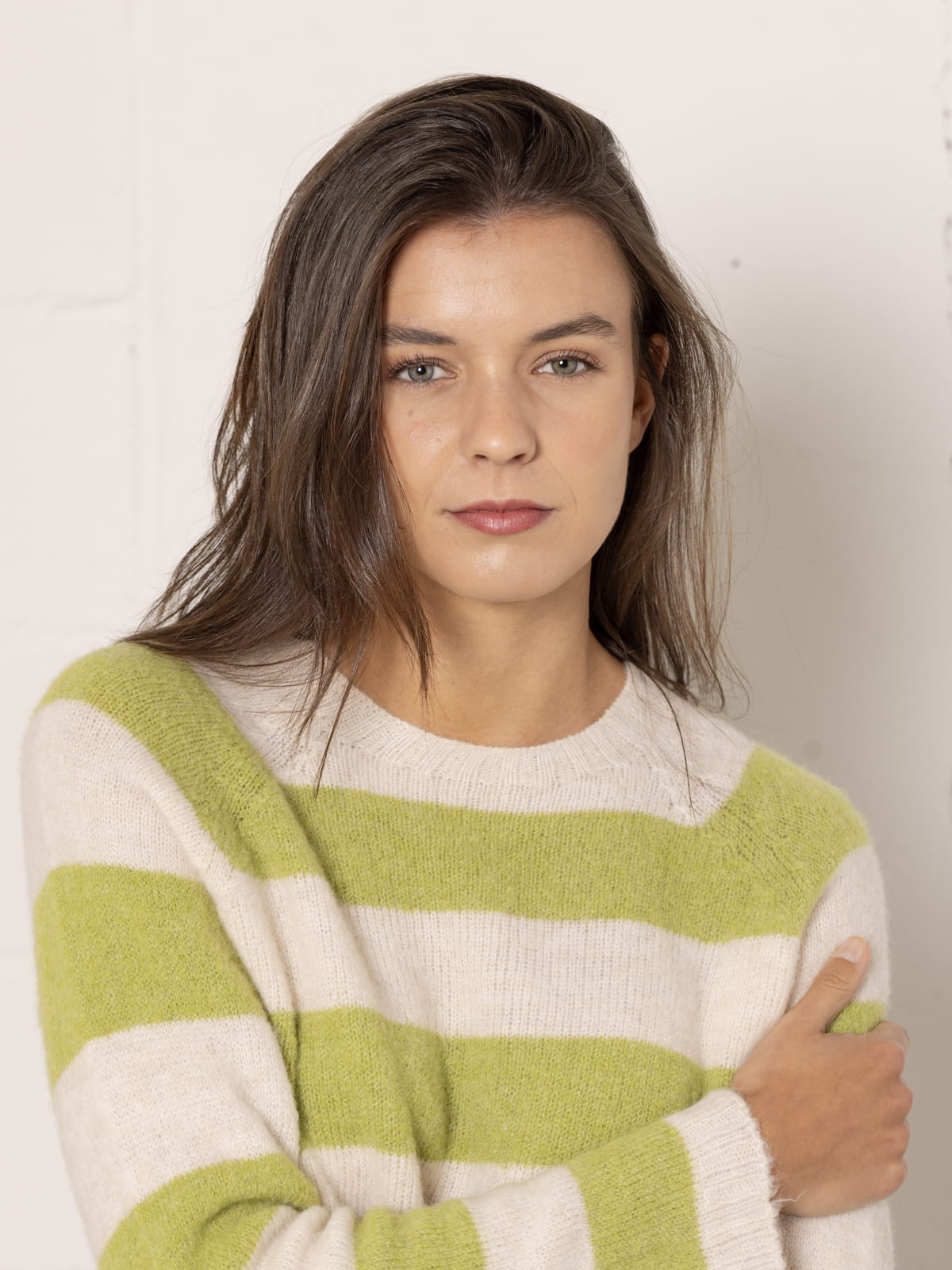 soft striped British jersey  Lima colour